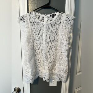 EXPRESS Lace top, NWOT